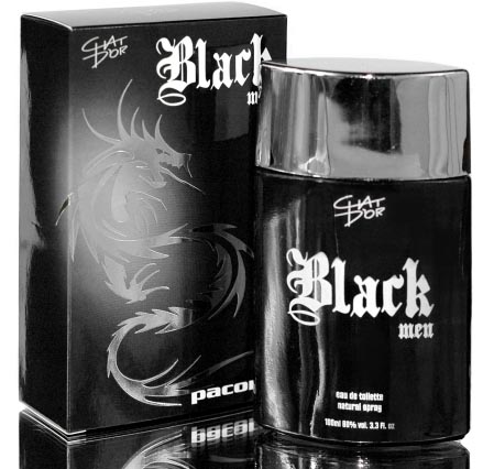 Parfém CHAT  D´OR - PACORO  BLACK  MEN - pánská toaletní voda  - EDT - 100 ml