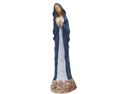 Dekorativní soška Panna Marie-tmavě modré šaty 37 cm