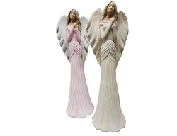 Dekorativní anděl bílý 34 cm
