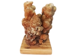 Krápník - sintr (kalcit, aragonit) - na stojánku - 8x5x4 cm - cca 130 g