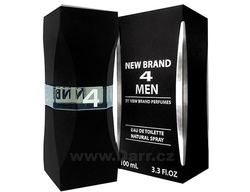 New  Brand - 4 Men - pánská toaletní voda - EdT - 100 ml 