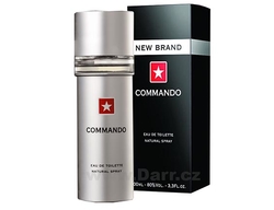 New  Brand - Commando - pánská toaletní voda - EdT - 100 ml 