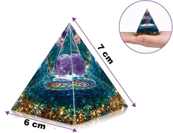  Orgonit pyramida ametyst modrý cca 6cm