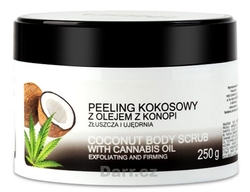 Konopný kokosový tělový peeling INDIA cosmetics 250g