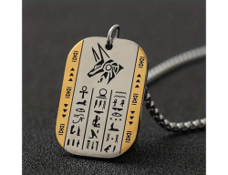Náhrdelník + přívěsek Horus & Anubis