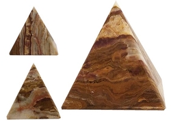 Pákistánský onyx - aragonit  pyramida malá