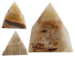 Pákistánský onyx - aragonit  pyramida střední