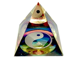 Krystal - Pyramida Jin Jang 4 cm