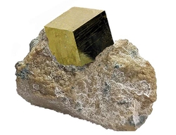 Pyrit na podloží - cca 25 g