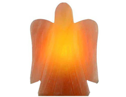 Přírodní solná lampa elektrická  anděl