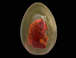 Pákistánský onyx - aragonit - vejce - 9 cm - cca 266 g